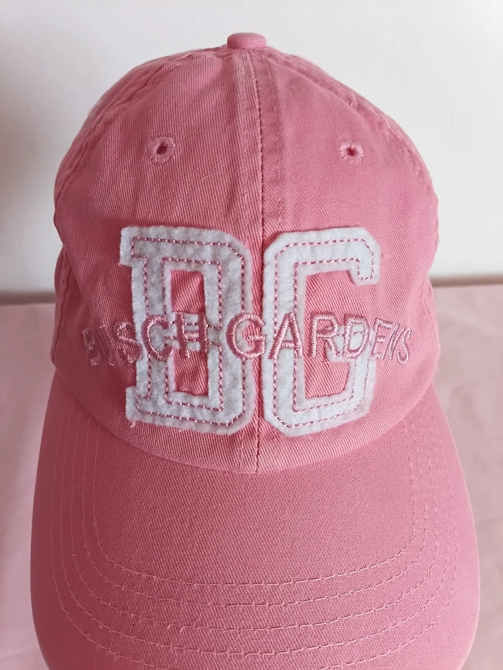 Busch Gardens Pink Retro Tourist Strap back Baseball Cap Hat